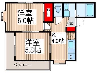間取図 ヴィラ川村２