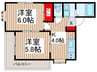ヴィラ川村２ 2Kの間取り