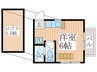 ＢＥＮＥ田無 1Rの間取り