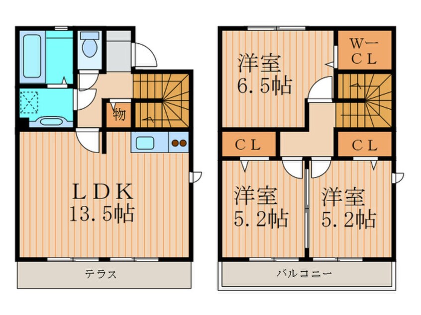 間取図 杜若