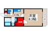 アヴニ－ルマジュハ 1Kの間取り