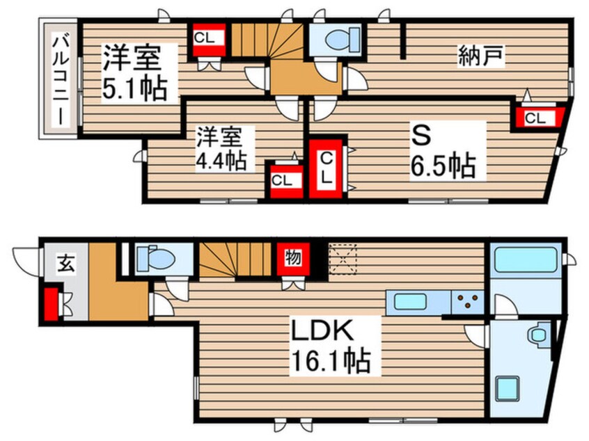 間取図 Ｋｏｌｅｔ豊四季♯０５