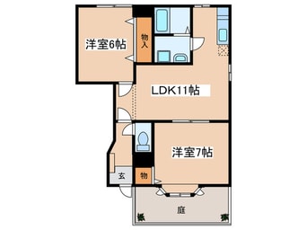 間取図 プレリヴィエールⅠ