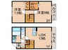 ル－チェ東水元 2LDKの間取り