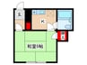 コーポ伊藤 1Kの間取り