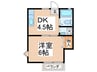 ブル－ウィング鵠沼 1DKの間取り
