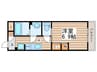 リブリ・丸屋 1Kの間取り