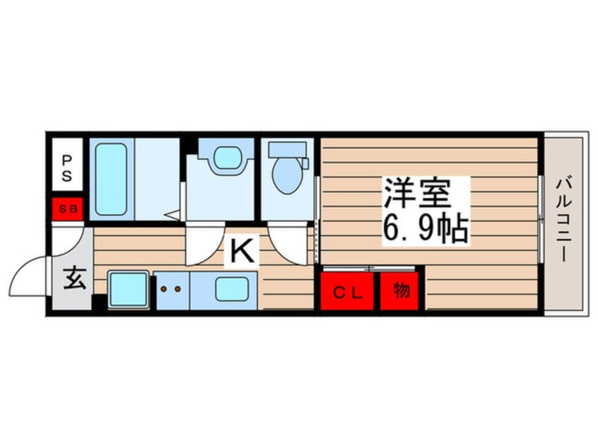 間取図 リブリ・丸屋