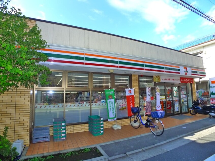 セブン-イレブン 千住寿町店(コンビニ)まで450m 千寿ピア