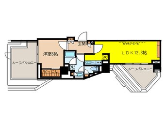 間取図 ザ・パークハビオ神泉