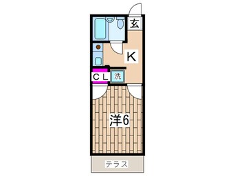 間取図 コ－ポオリエント