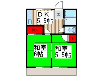間取図 白扇ハイツ