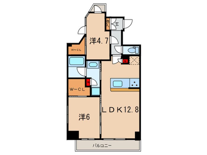 間取り図 コンフォリア滝野川