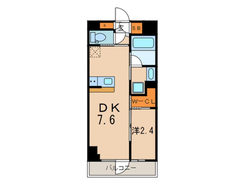 間取図 コンフォリア滝野川