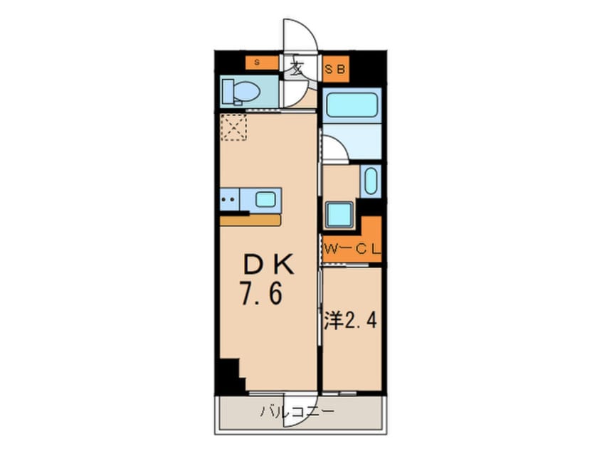 間取図 コンフォリア滝野川