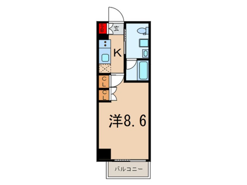 間取図 コンフォリア滝野川