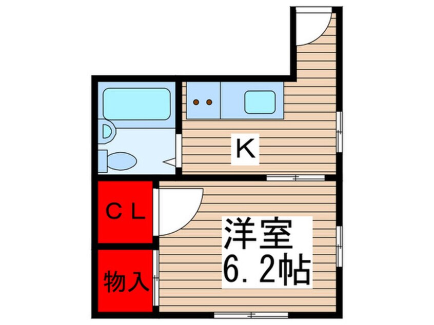 間取図 東新小岩パールハイツ