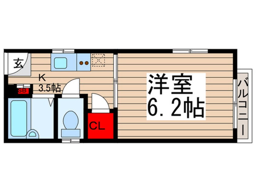 間取図 東新小岩パールハイツ