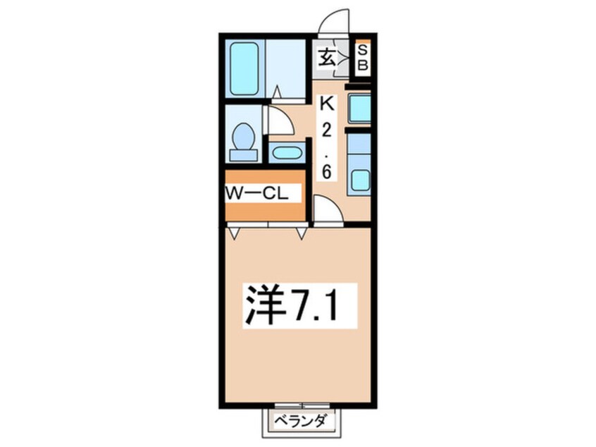 間取図 アム－ルセブン