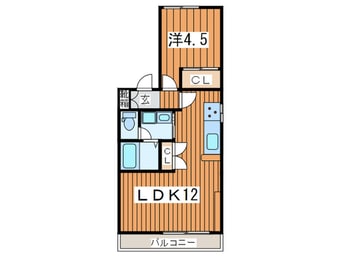 間取図 メゾン衣笠