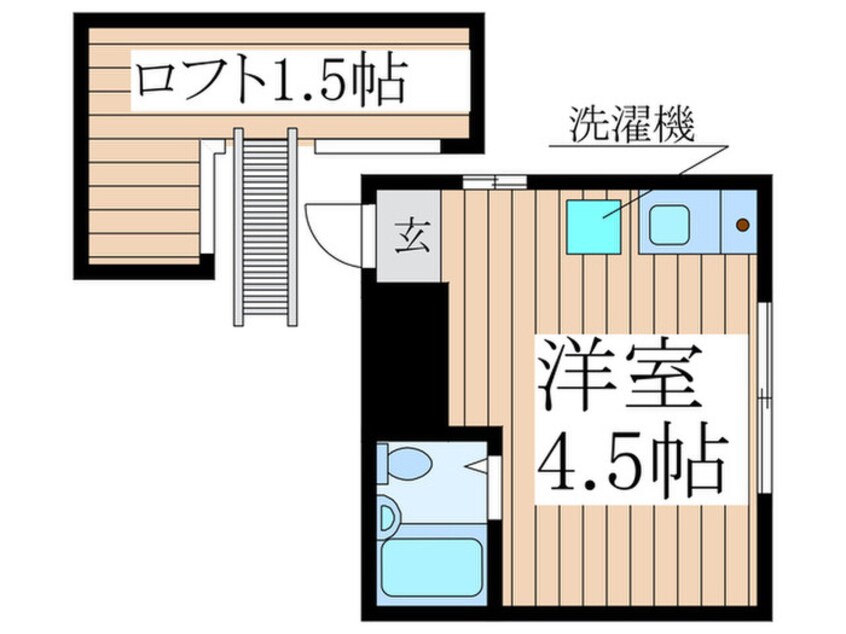 間取図 清水コ－ポⅡ