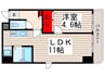 ハイポイント竹ノ塚 1LDKの間取り