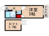 ＨＥＢＲＯＮ 1Kの間取り