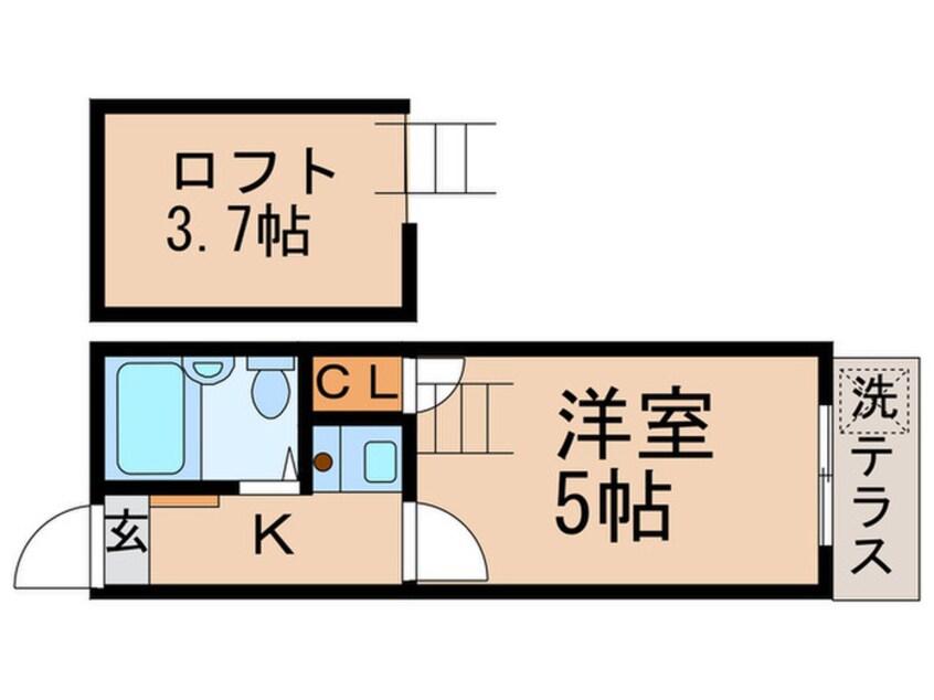 間取図 ＨＥＢＲＯＮ