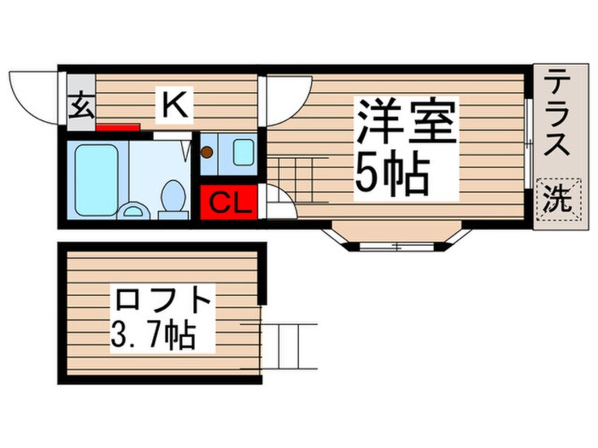 間取図 ＨＥＢＲＯＮ