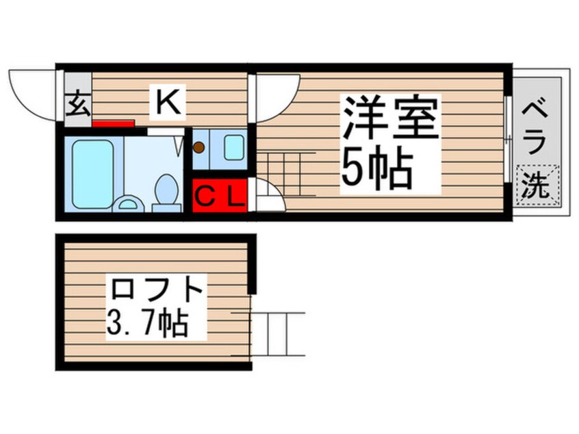 間取図 ＨＥＢＲＯＮ