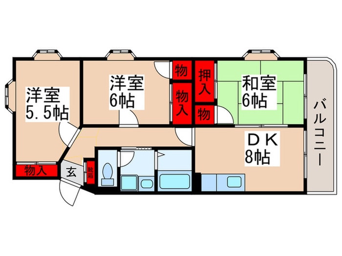 間取り図 フォーレスト入船