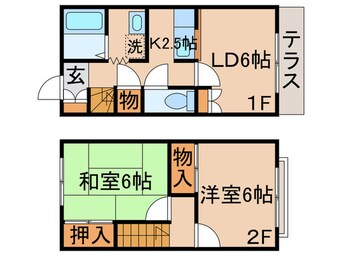 間取図 ロイヤルテラスＡ