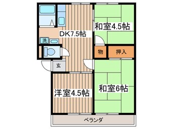 間取図 コーポ平澤