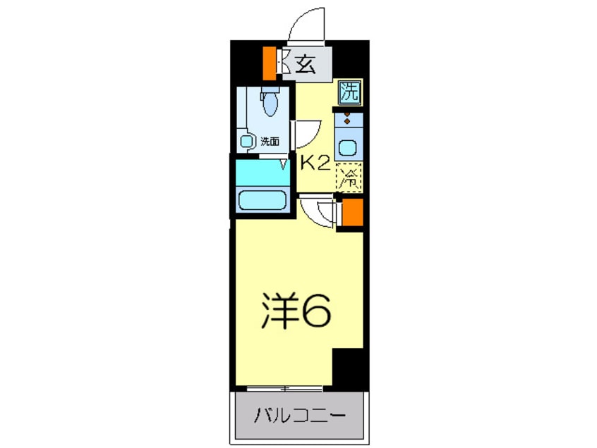 間取図 プラウドフラット神楽坂Ⅱ