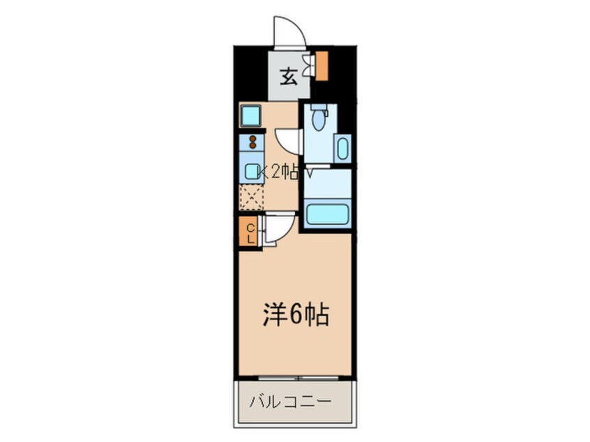 間取図 プラウドフラット神楽坂Ⅱ