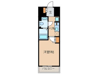 間取図 プラウドフラット神楽坂Ⅱ