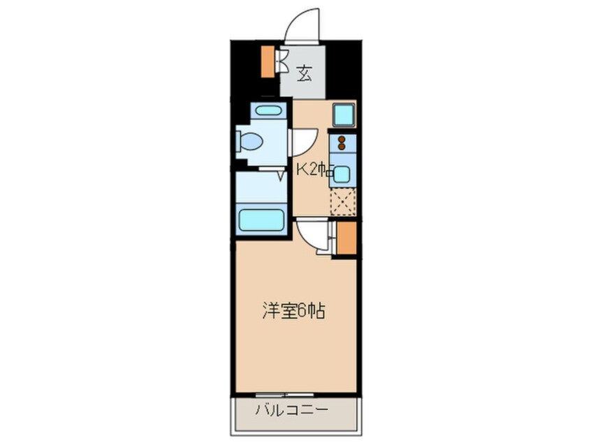 間取図 プラウドフラット神楽坂Ⅱ