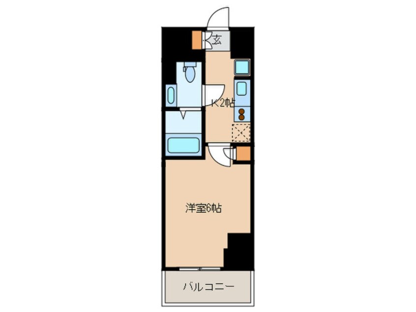 間取図 プラウドフラット神楽坂Ⅱ