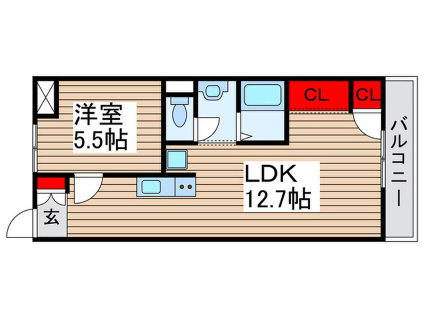 間取図 ソルアロマ新松戸