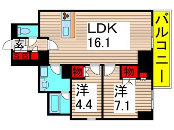 間取図 プライムアーバン亀有