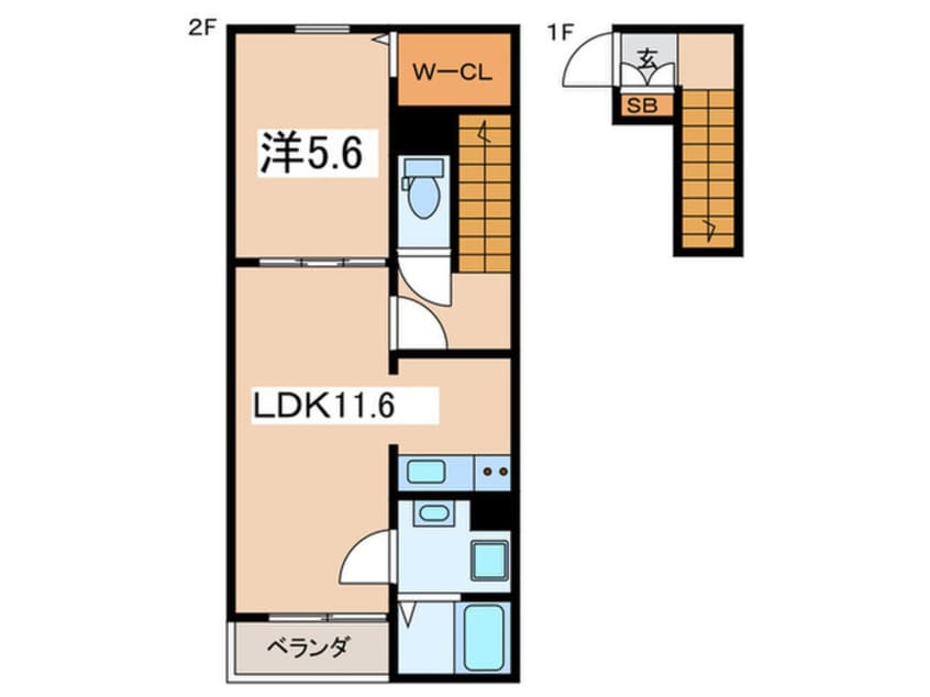 間取図 旭ヶ丘ＫＯホームズ
