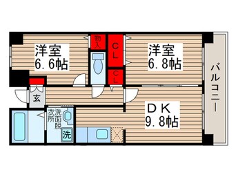 間取図 シャトーイノハナ