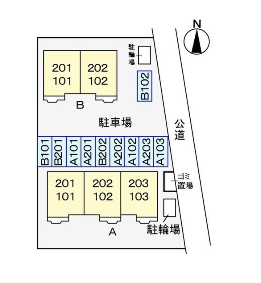 駐車場 カナンハイムＢ