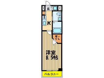 間取図 グロ－スメゾン用賀