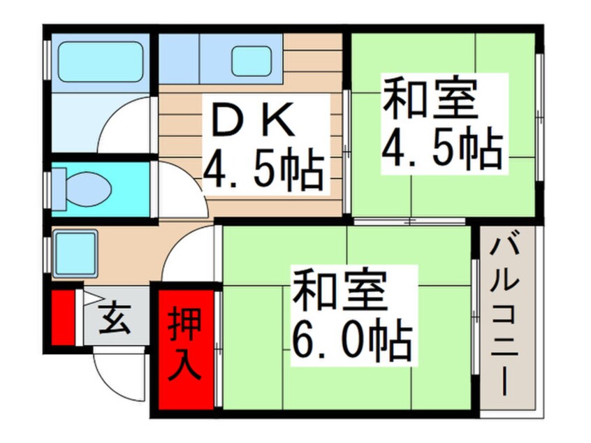 間取図 コ－ポジュネス