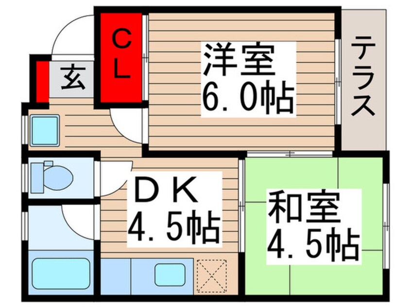 間取図 コ－ポジュネス