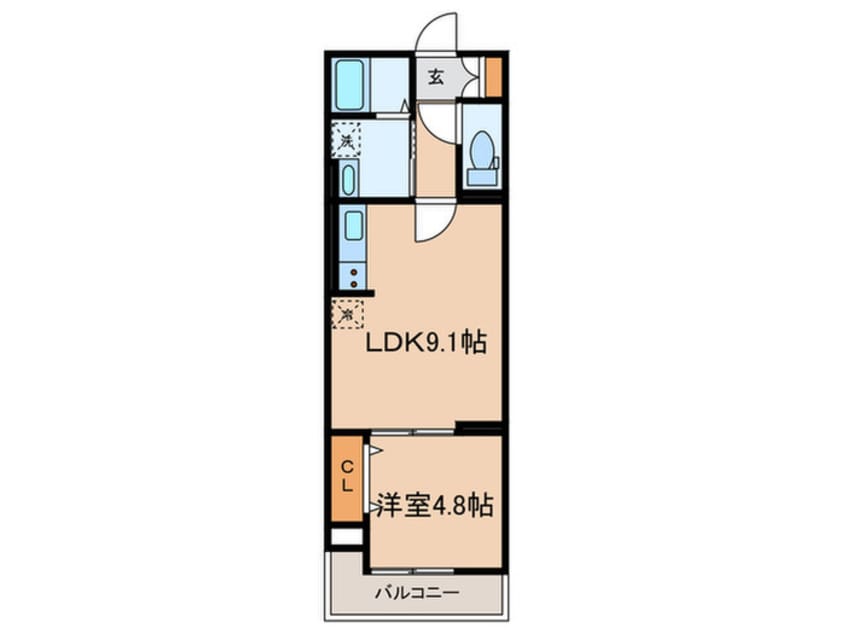 間取図 セレスティア白子Ⅰ