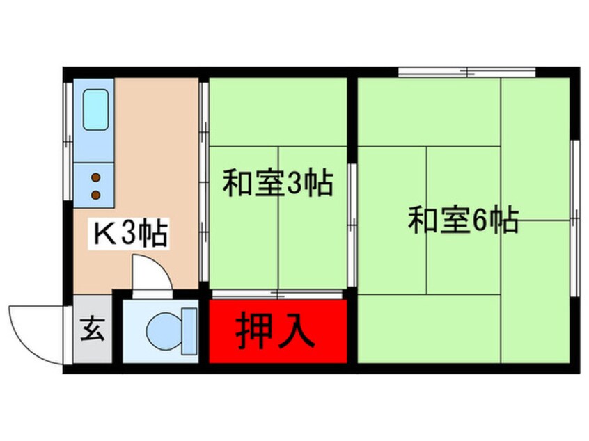 間取図 大一荘