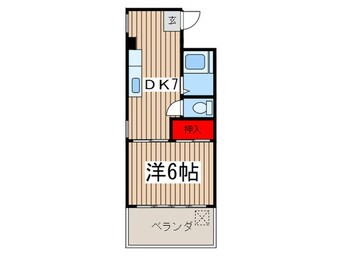 間取図 新井マンション（２階）