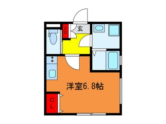 間取図 blue palette赤羽弁天通り